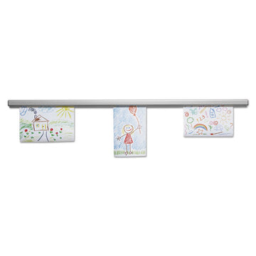 Advantus Grip-a-strip Display Rail, 36 X 1 1-2, Aluminum Finish freeshipping - TVN Wholesale